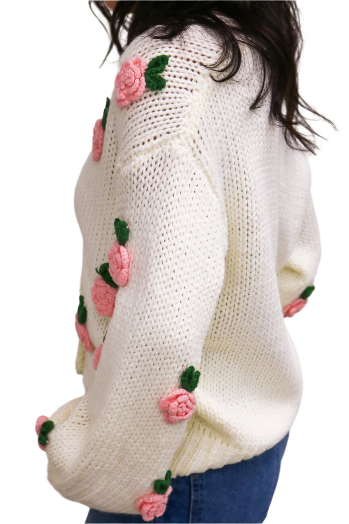 Stop and Smell The Roses Cardigan