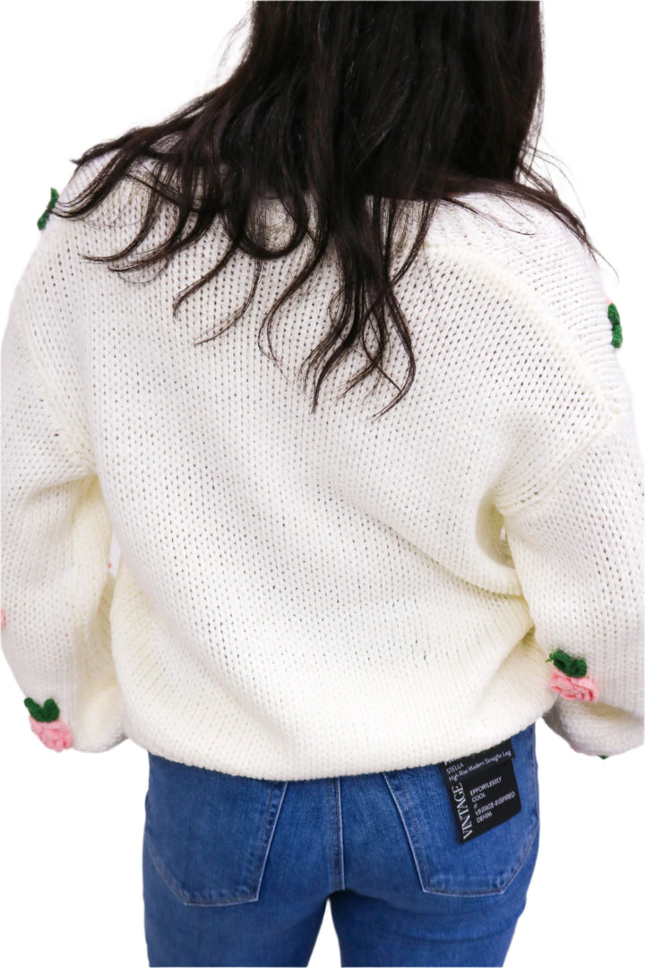 Stop and Smell The Roses Cardigan