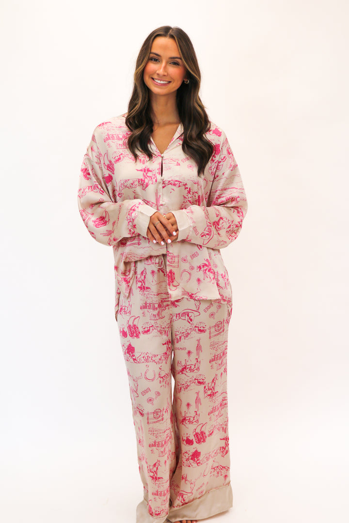 Dreamy Days Pajama Set, Tea Combo