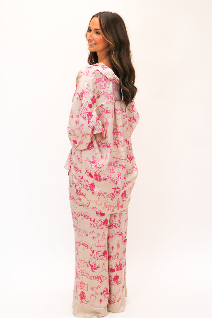 Dreamy Days Pajama Set, Tea Combo