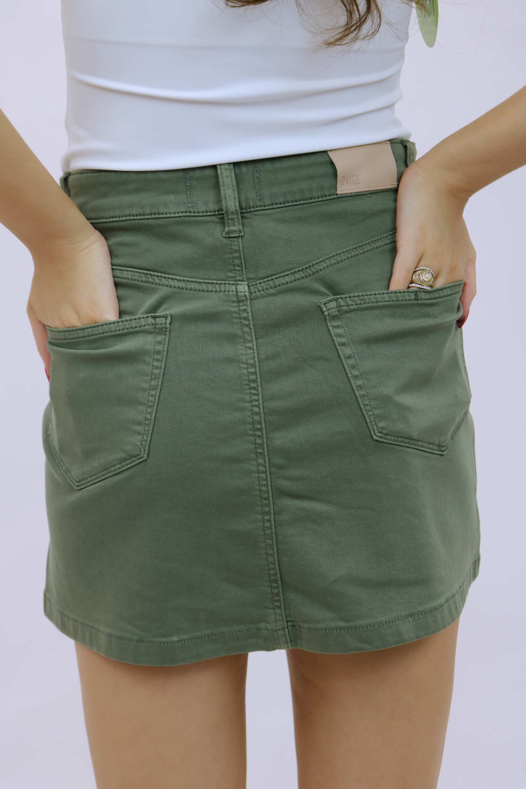 Jessie Skirt W/ Cargo Pockets, Vintage Ivy Green