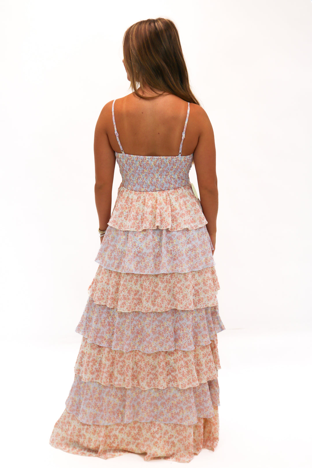 Summer Romance Floral Tiered Maxi Dress