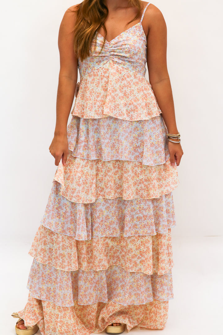 Summer Romance Floral Tiered Maxi Dress