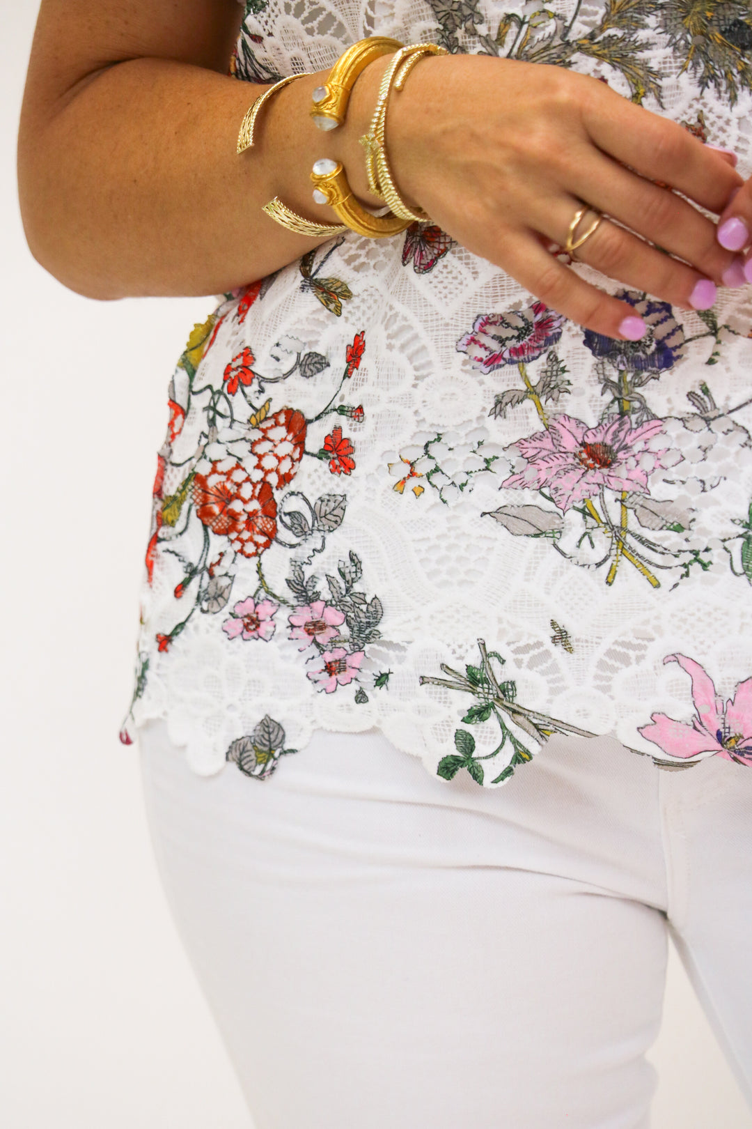 Blair Lace Floral Top