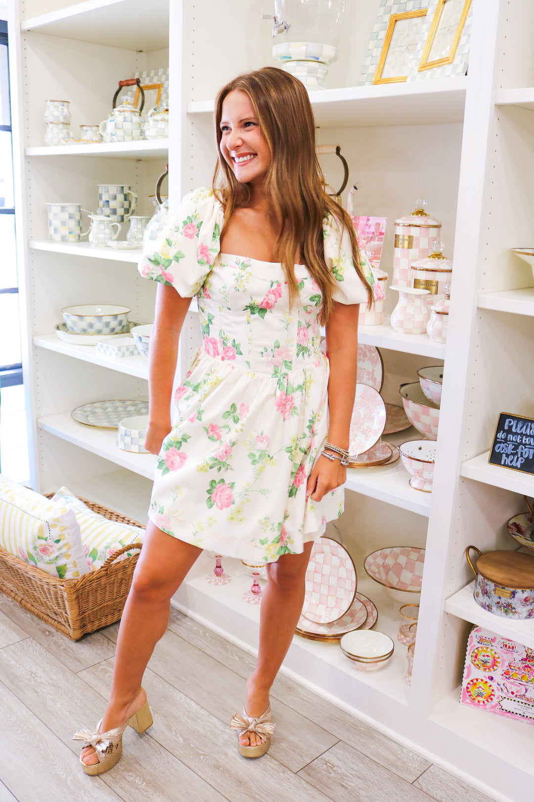 Live With Grace Floral Corset Dress