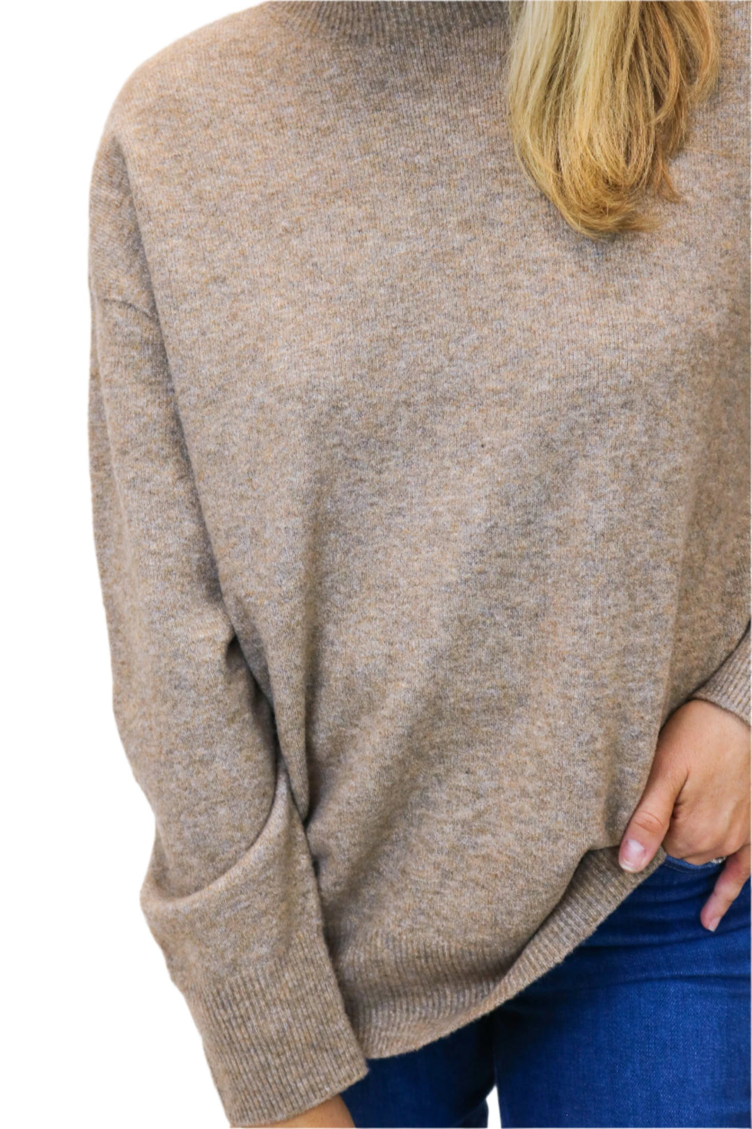 Gia Crew Neck Sweater, Chai