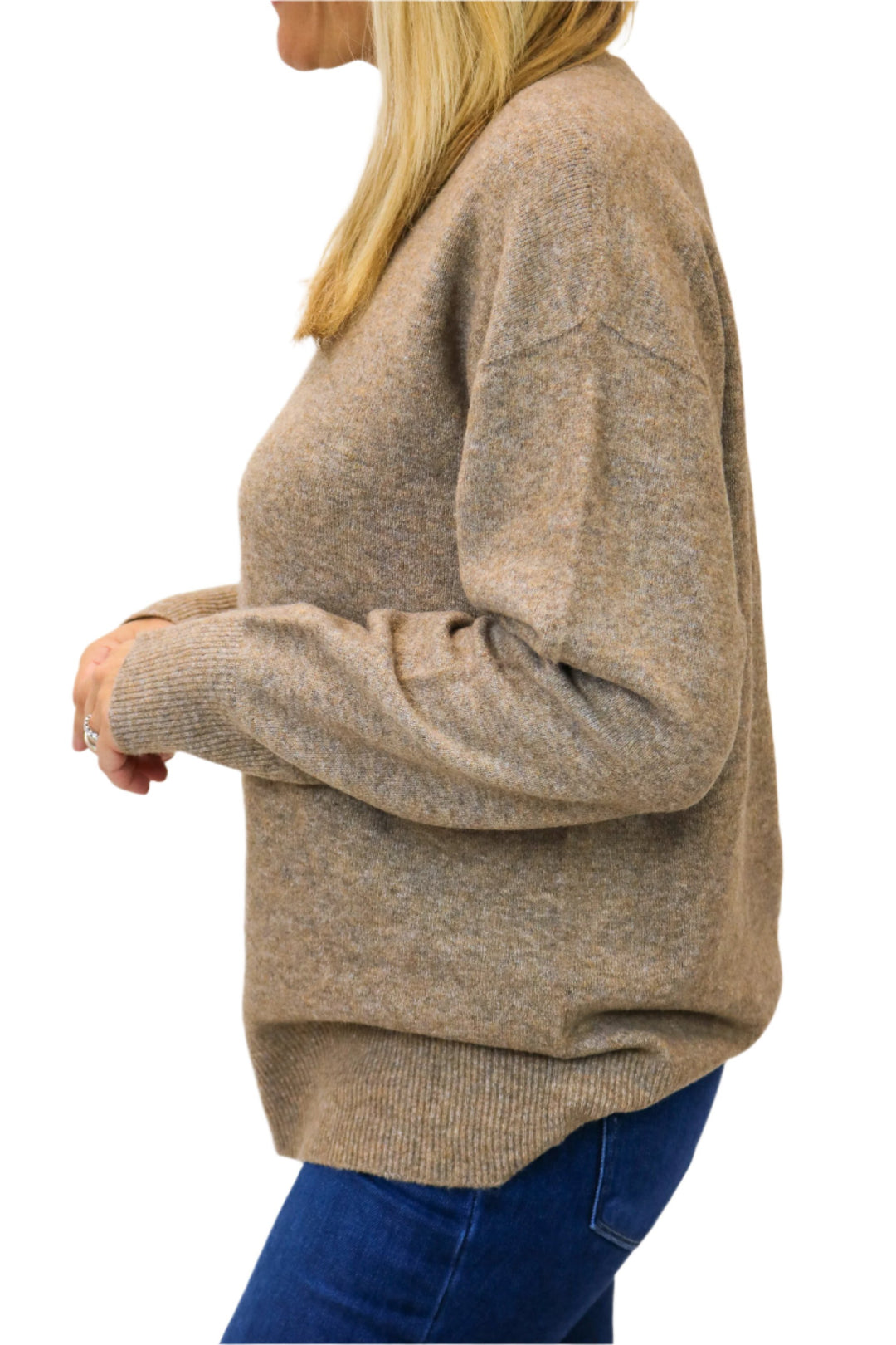 Gia Crew Neck Sweater, Chai