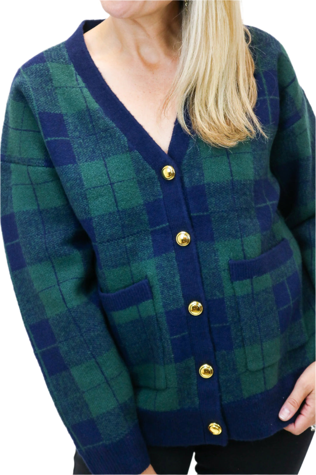 Moment In Time Plaid Cardigan