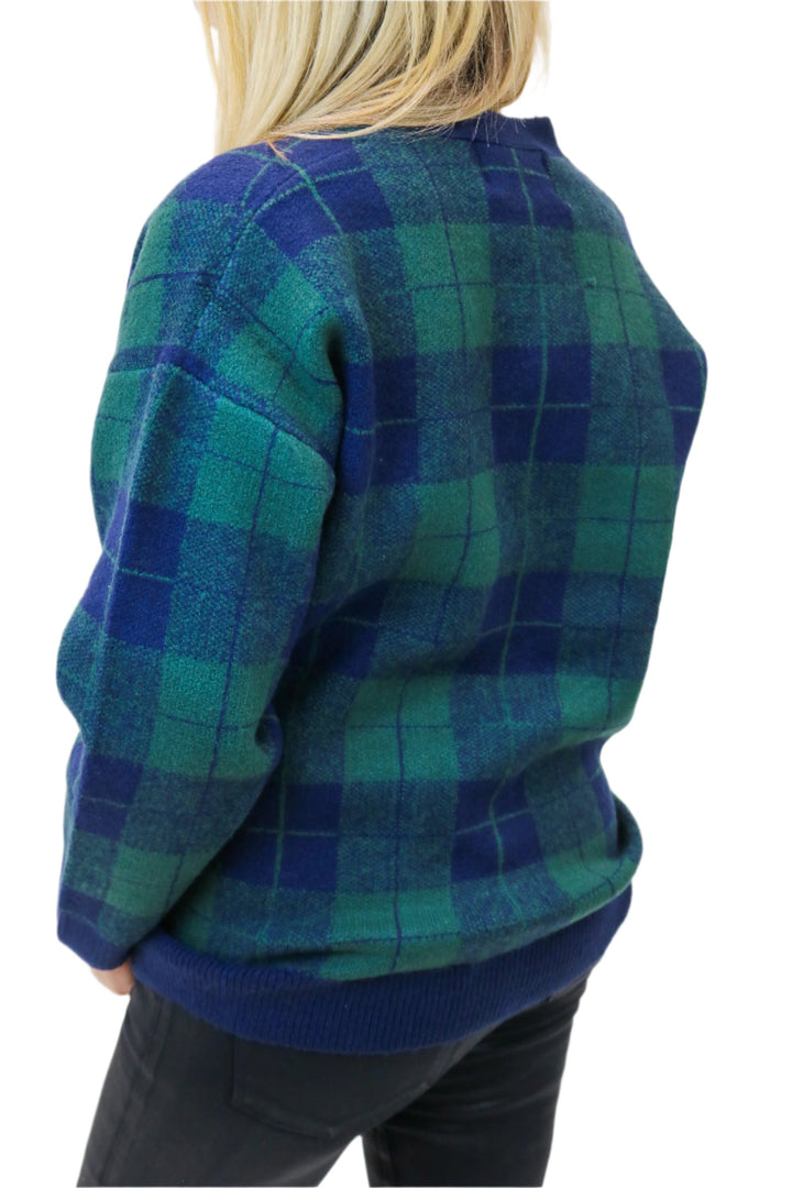 Moment In Time Plaid Cardigan