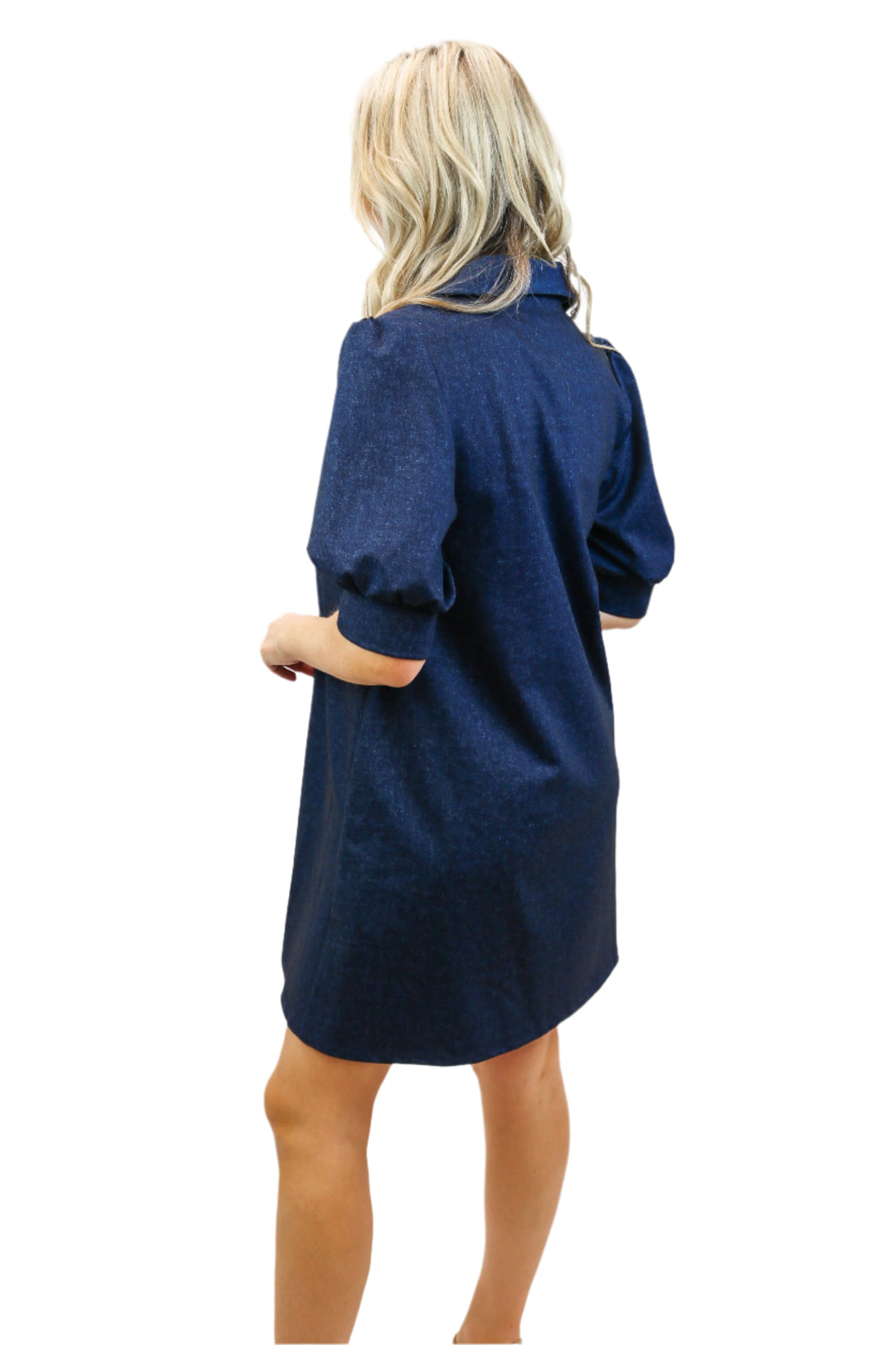 Emerson Denim Dress, Navy