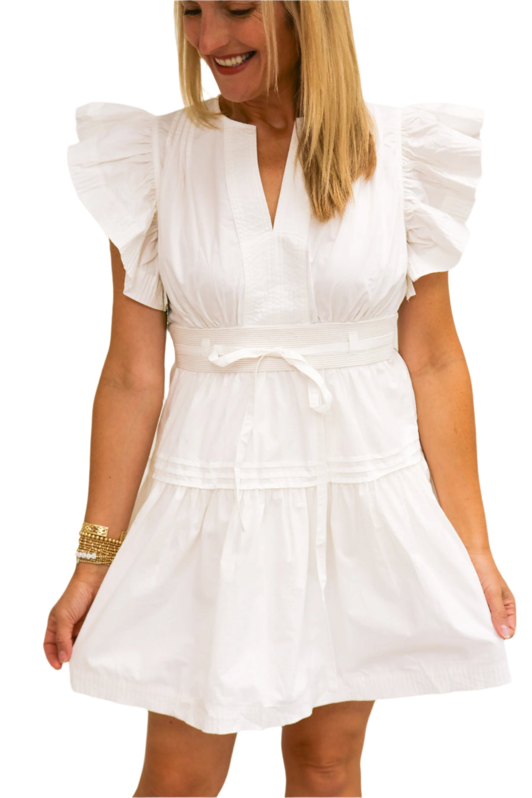 Fly Away Dress, Off White