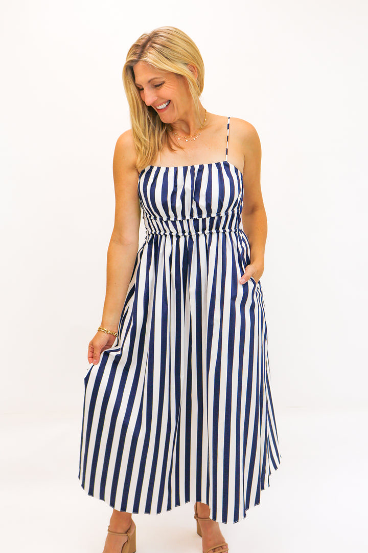 Sail Away Striped Maxi Dress