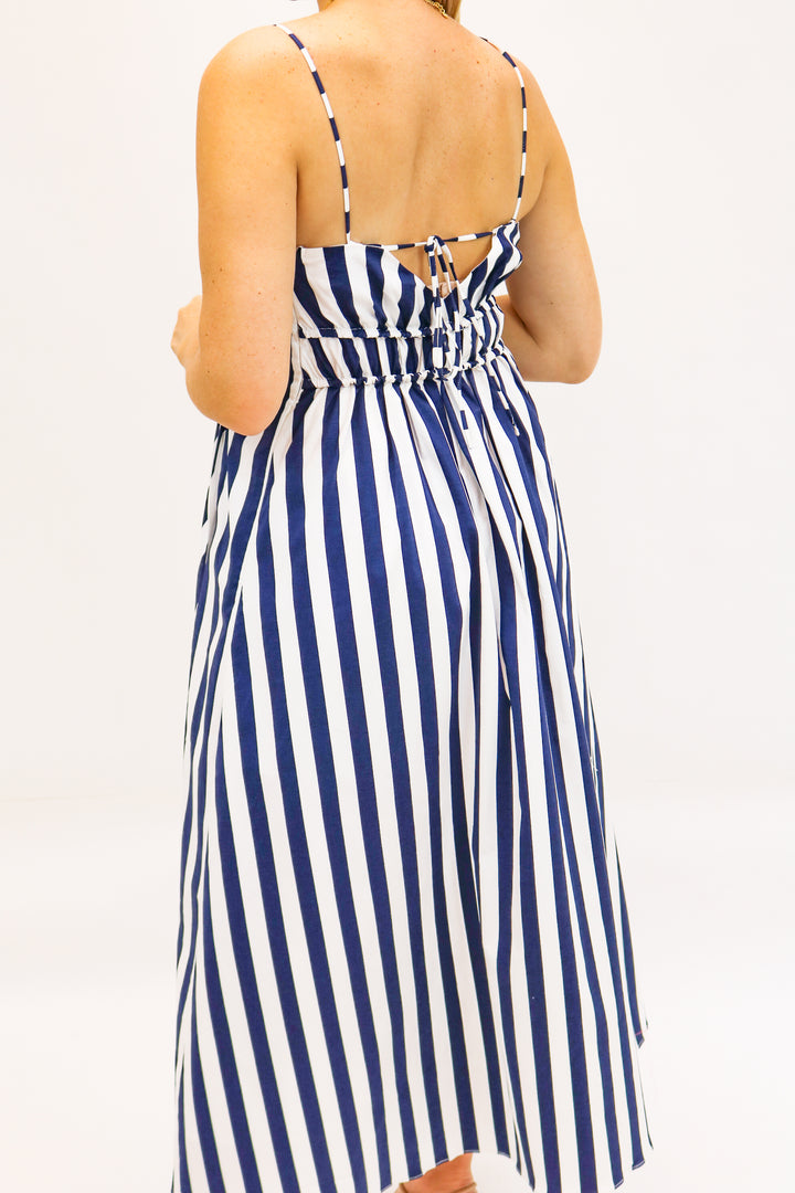 Sail Away Striped Maxi Dress