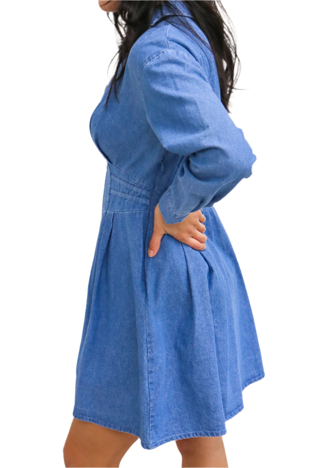 Aria Dress, Chambray