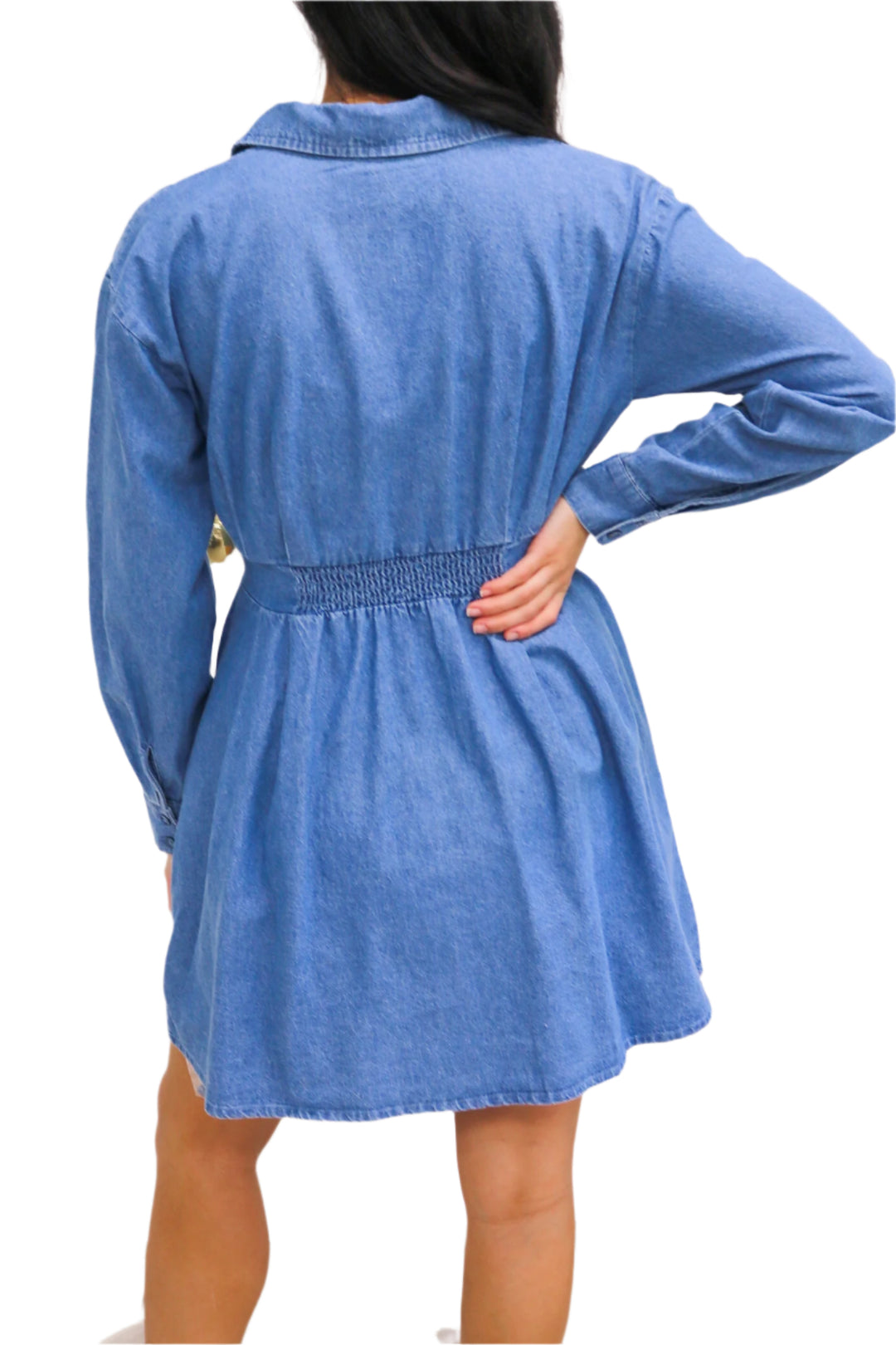 Aria Dress, Chambray