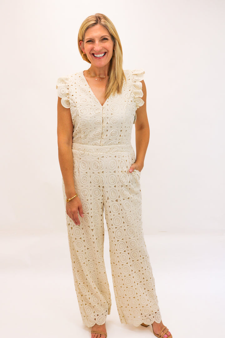 She's Got It All Crochet Jumpsuit