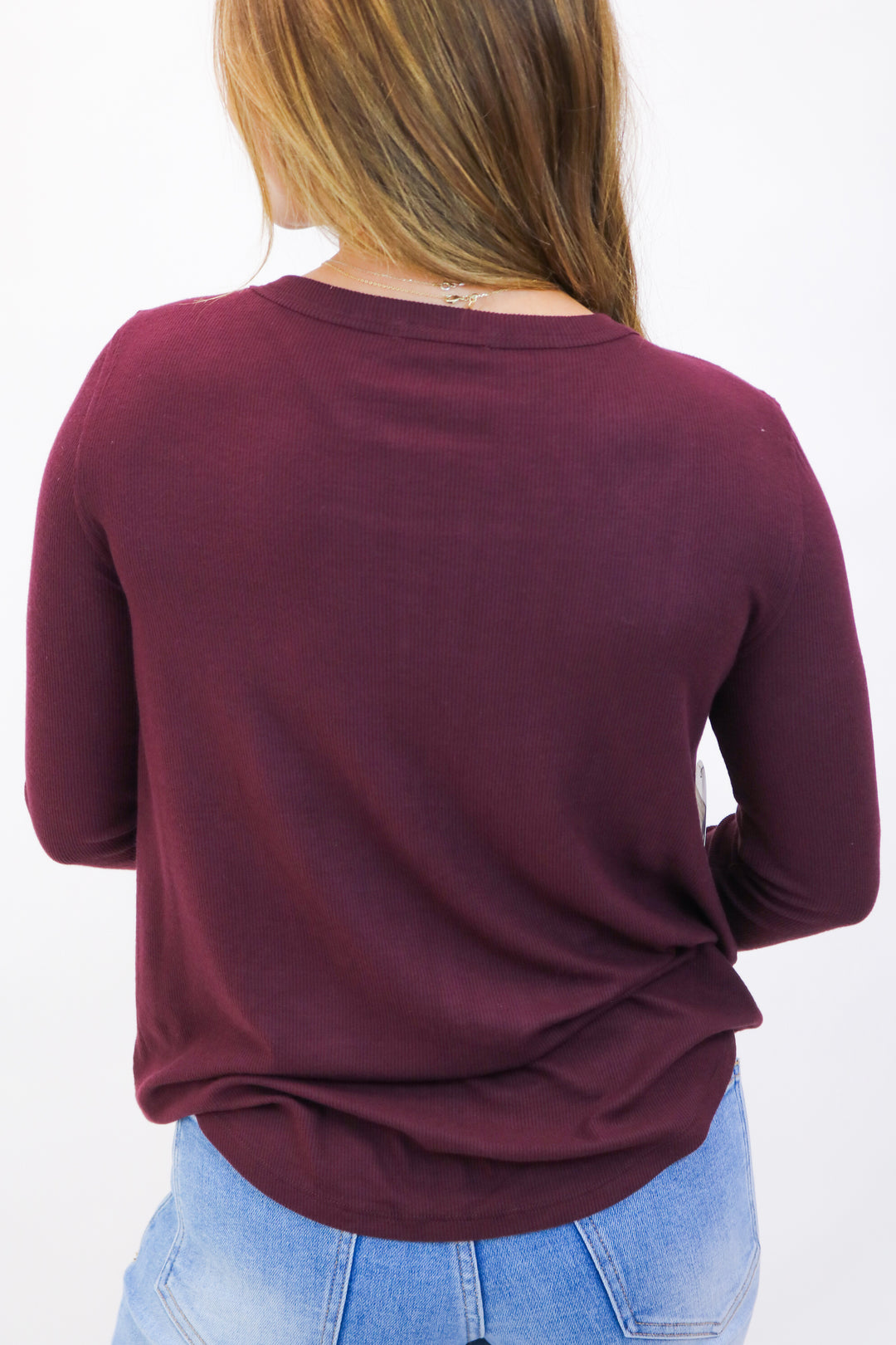 Elton Rib Top, Merlot