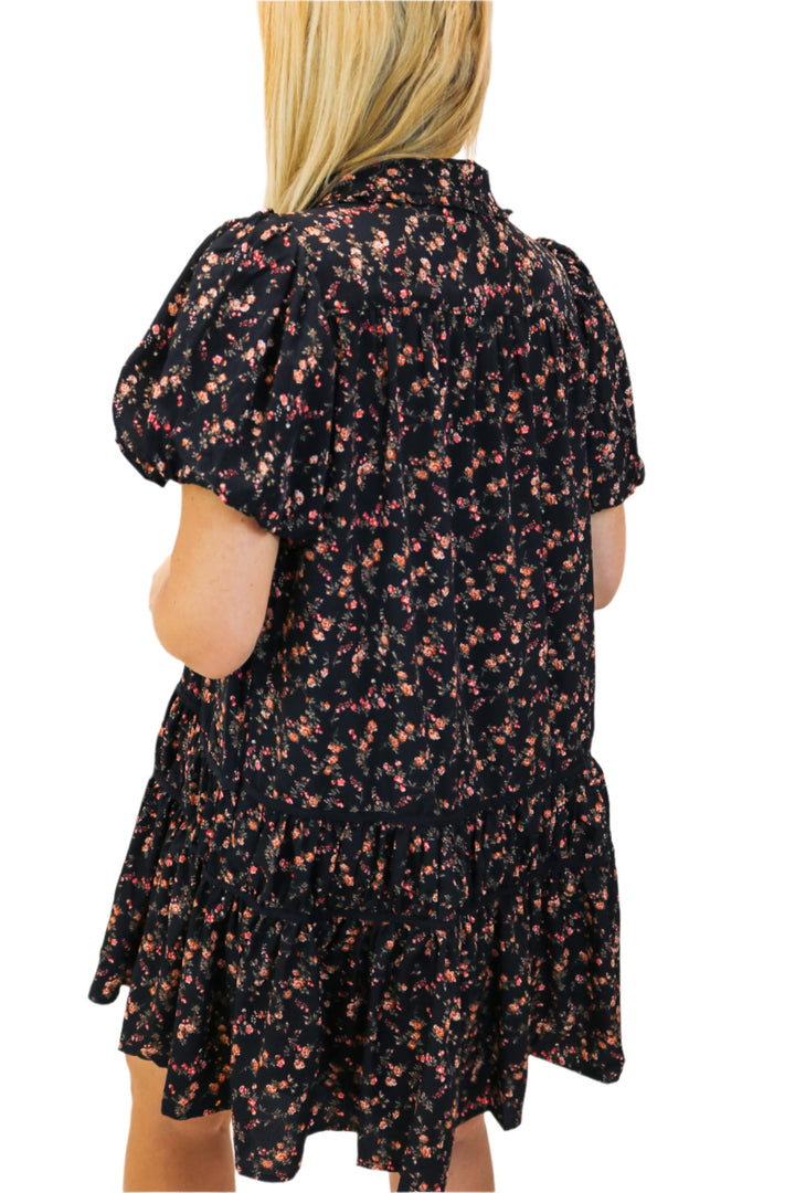 Easy Come, Easy Go Button Down Floral Dress