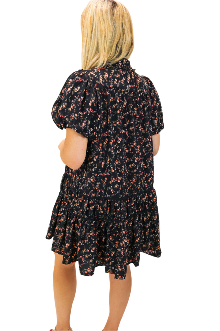 Easy Come, Easy Go Button Down Floral Dress