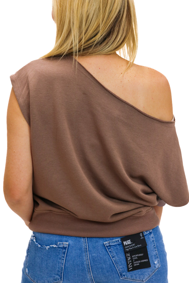 Sarah Off The Shoulder Top, Brown