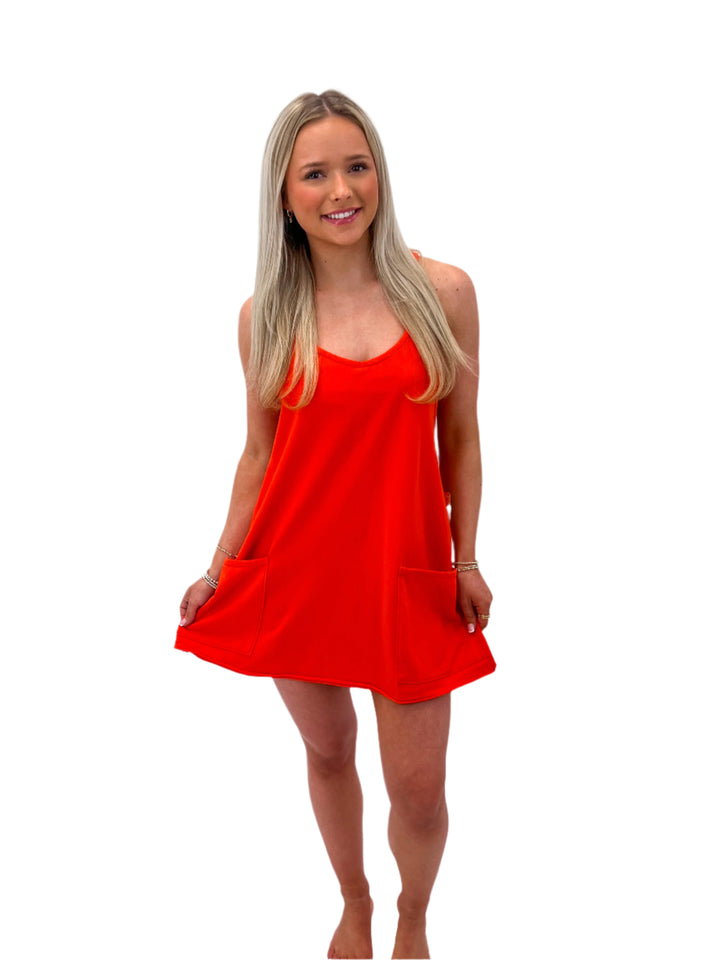 Hot Shot Mini Dress, Scarlet