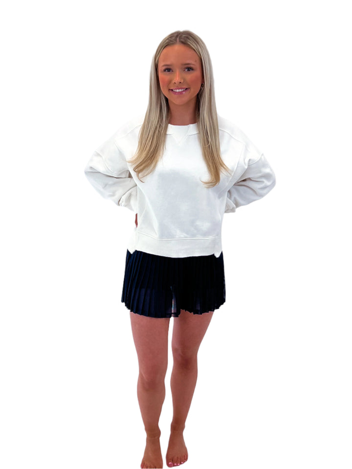 Rally Ruffle Mini Skort, Navy