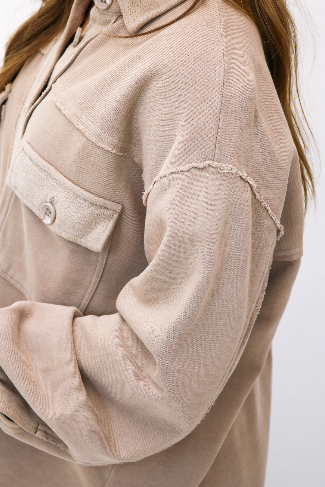 Abbott Longline Jacket, Latte