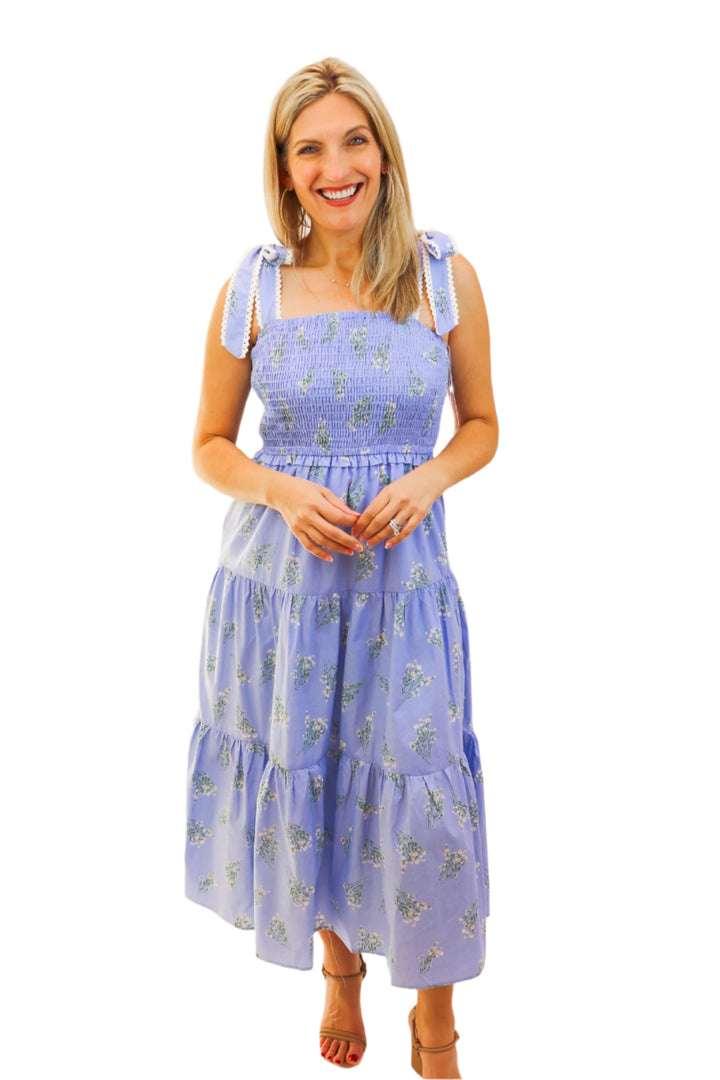 Maybelle Midi Dress, Periwinkle