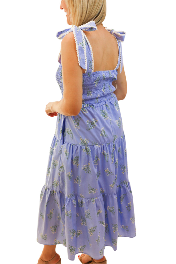 Maybelle Midi Dress, Periwinkle