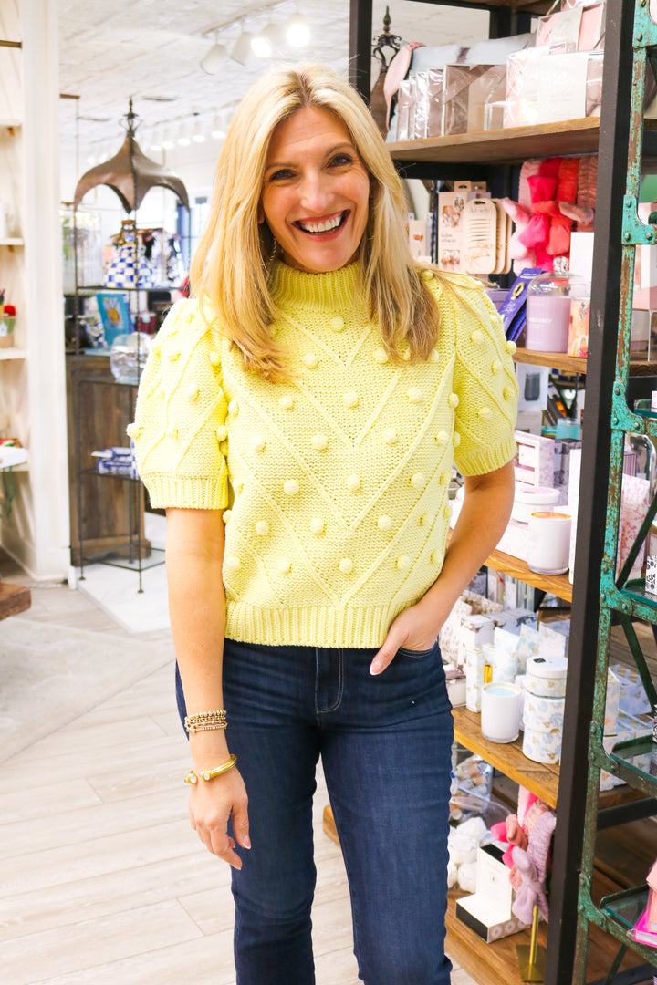 Butter You Up Pom Pom Sweater, Butter