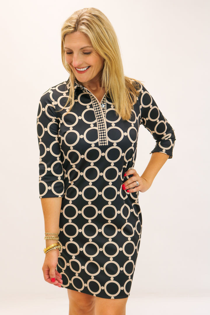 Everywhere Dress, Black Dip & Dot