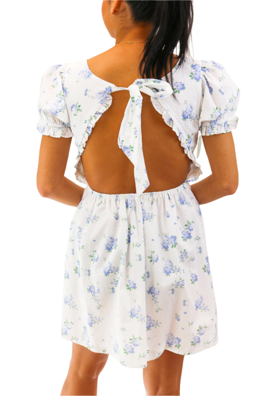 Pure Heart Ruffled Floral Dress