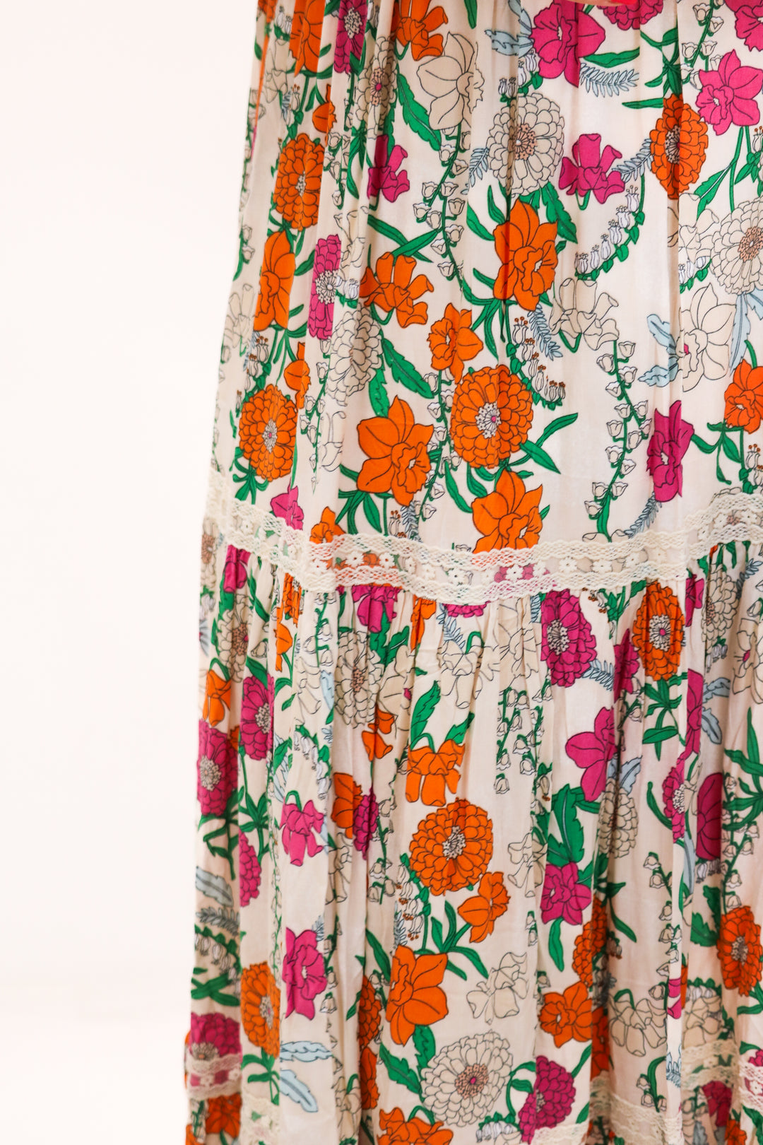 Walk In The Park Floral Tiered Maxi Dress