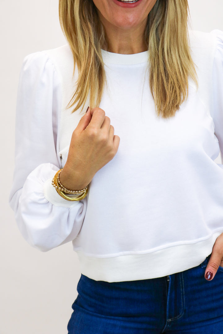 Back To The Basics Knit Top, Ivory