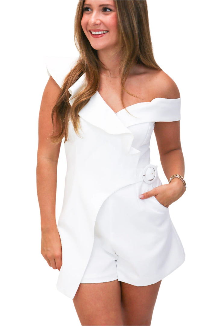 Cali Romper, White