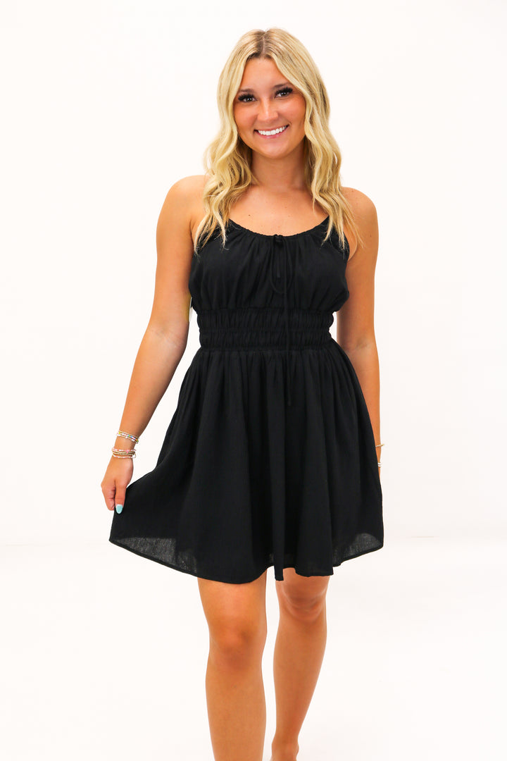 Going Out Tonight Mini Dress, Black