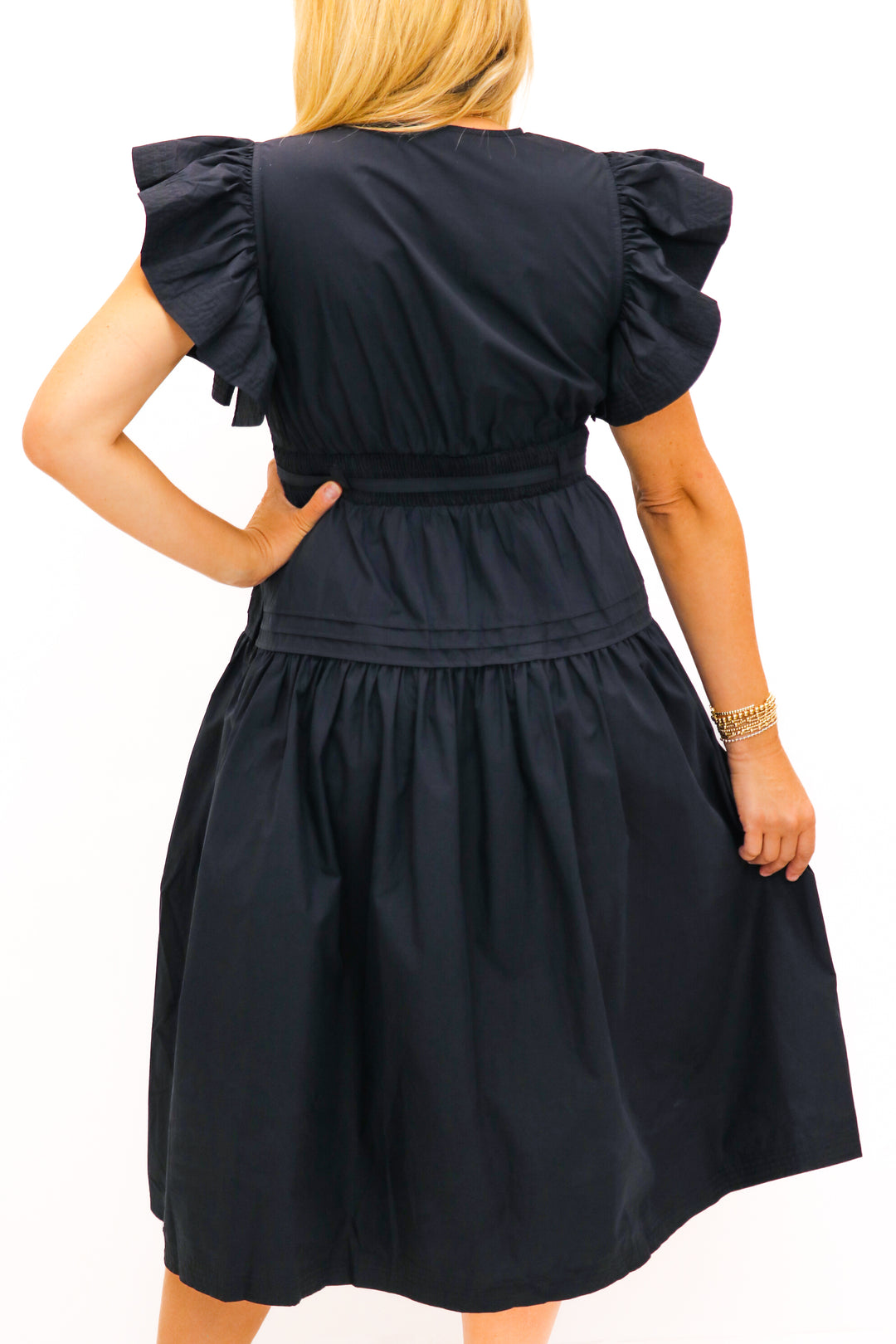 Headed To Happy Hour Peplum Dress, Black