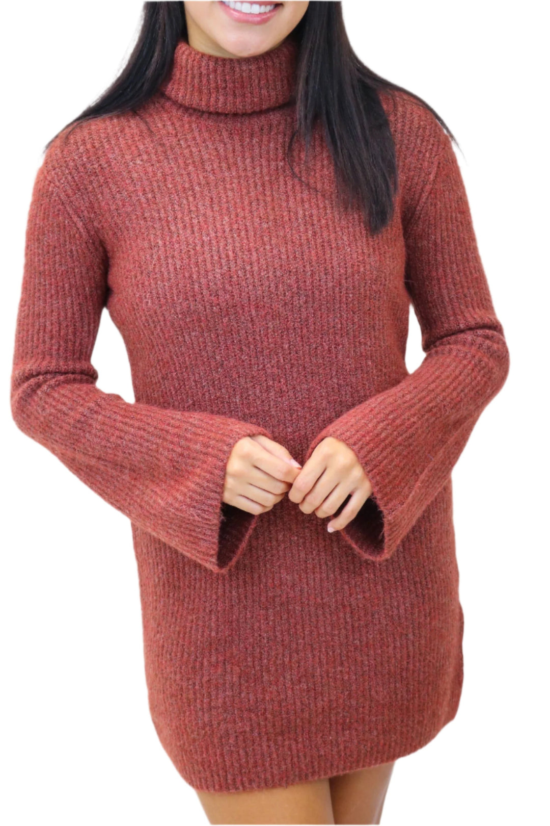 Abbie Sweater Dress, Baked Apple