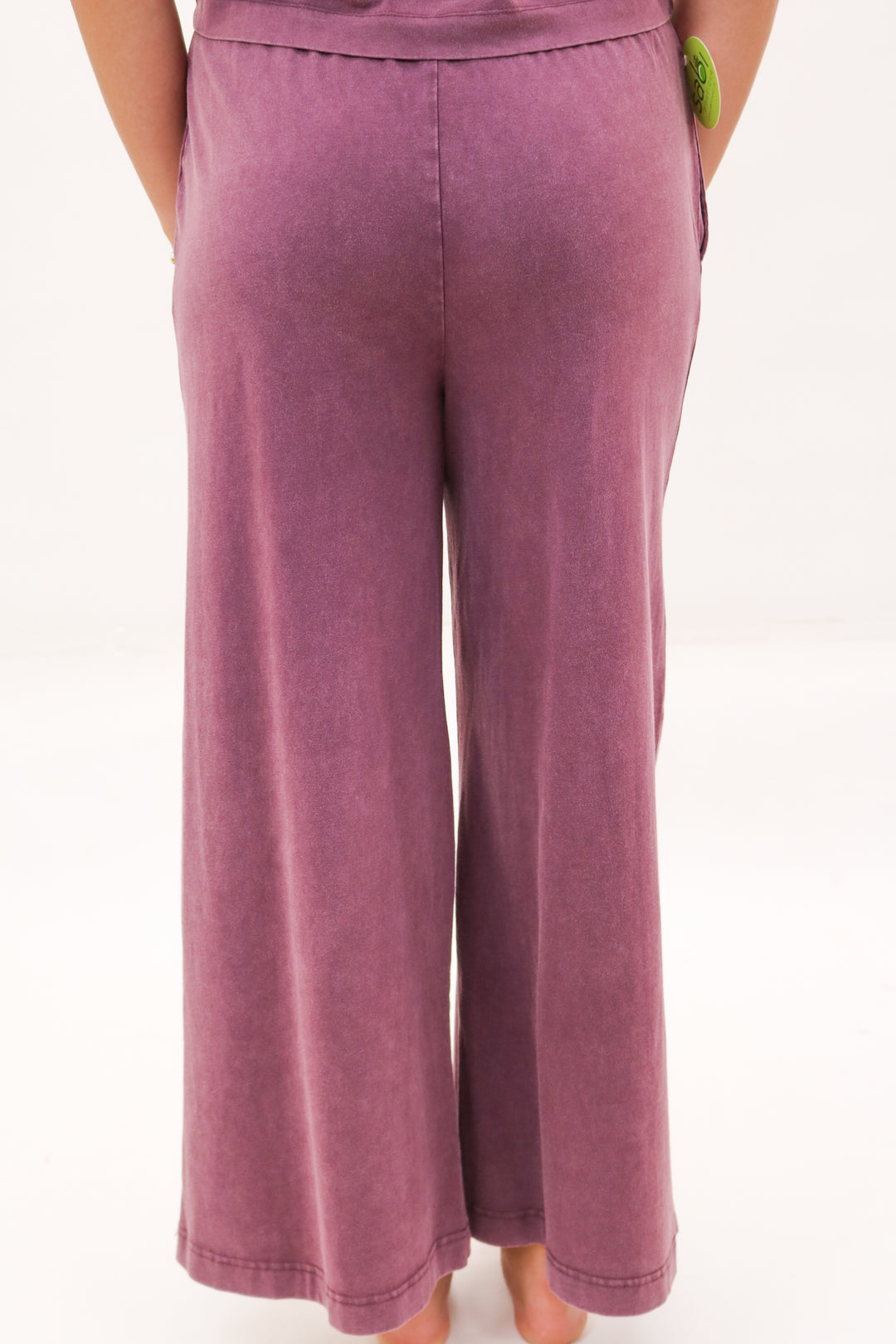 Scout Jersey Flare Pant, Washed Maroon