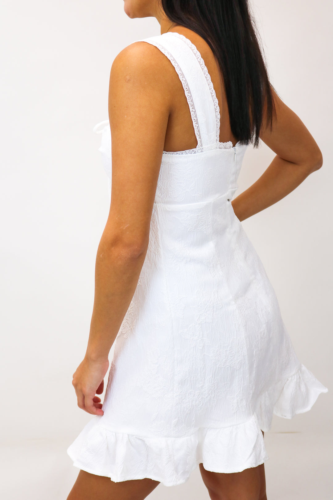 Halle Dress, Off-White