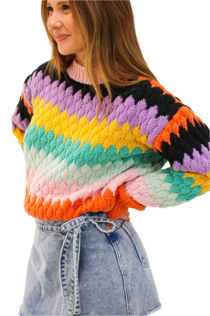 Let Things Be Colorful Sweater