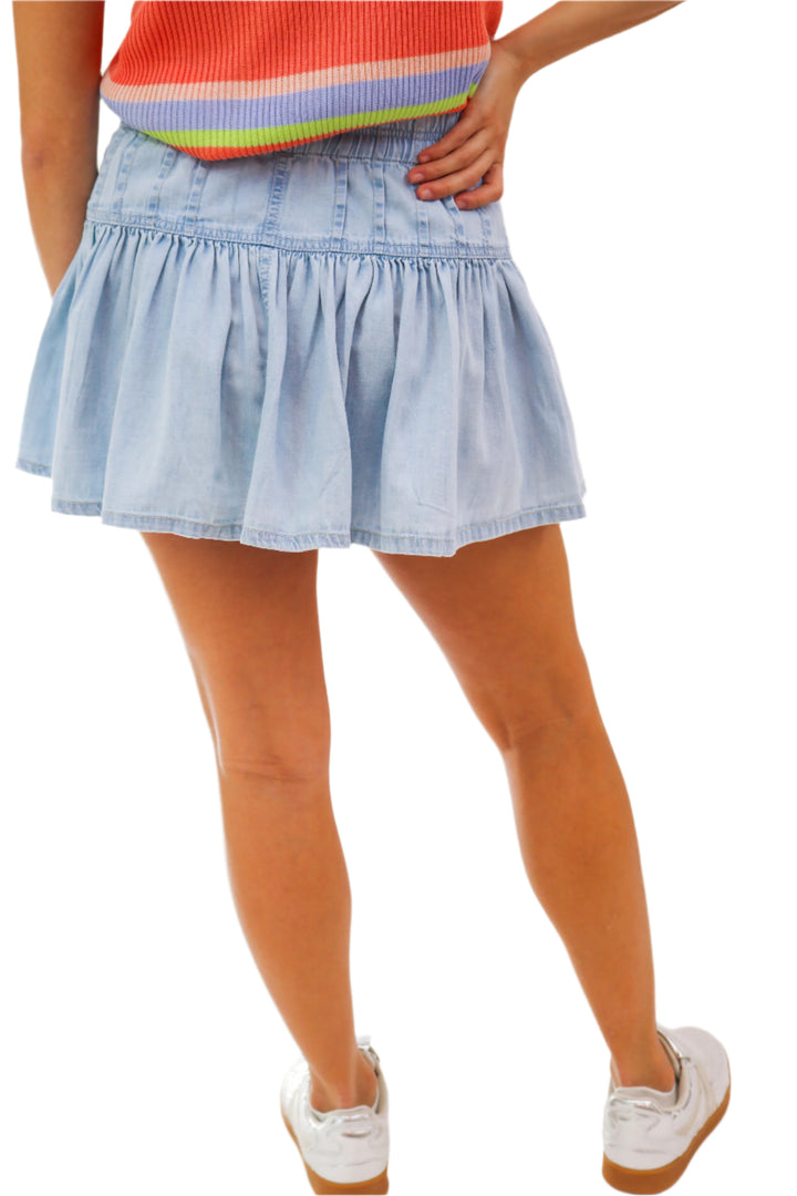 Roselle Denim Mini Skirt, Going Steady