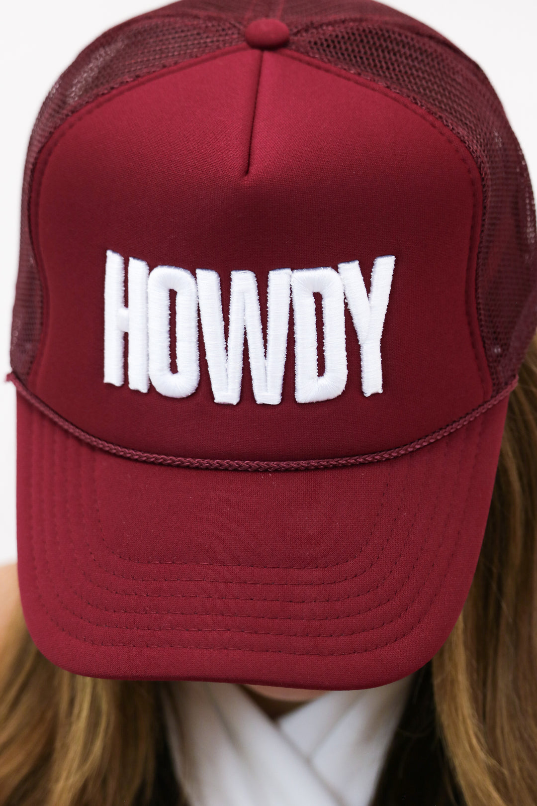 Howdy Block Letter Trucker Hat