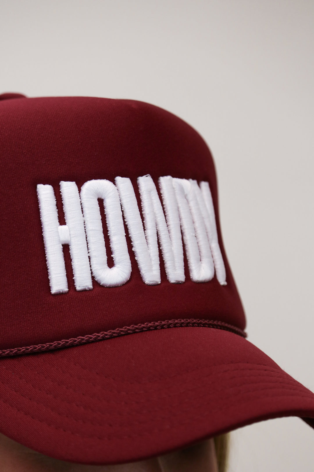 Howdy Block Letter Trucker Hat