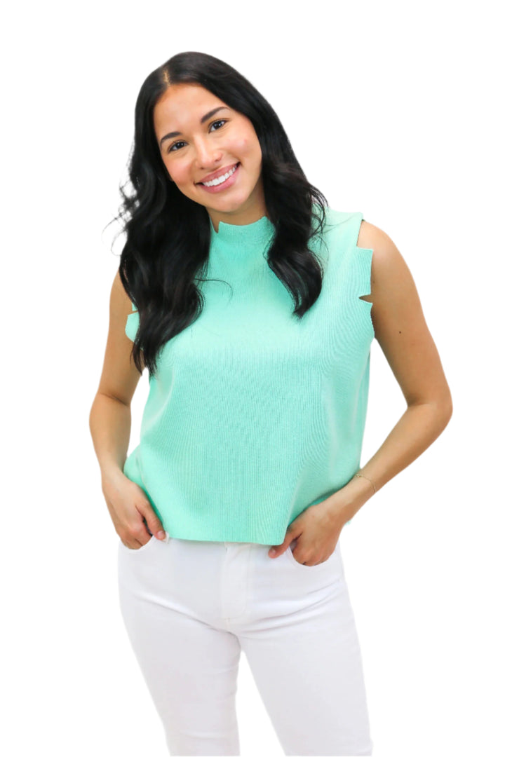 Betty Top, Light Mint