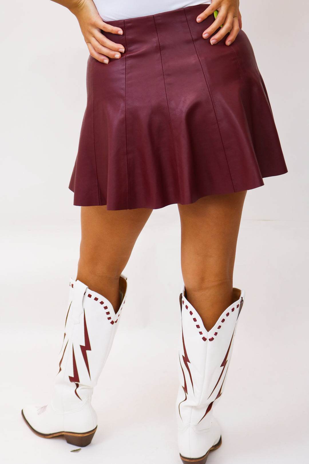 Mabel Skirt, Red Wine