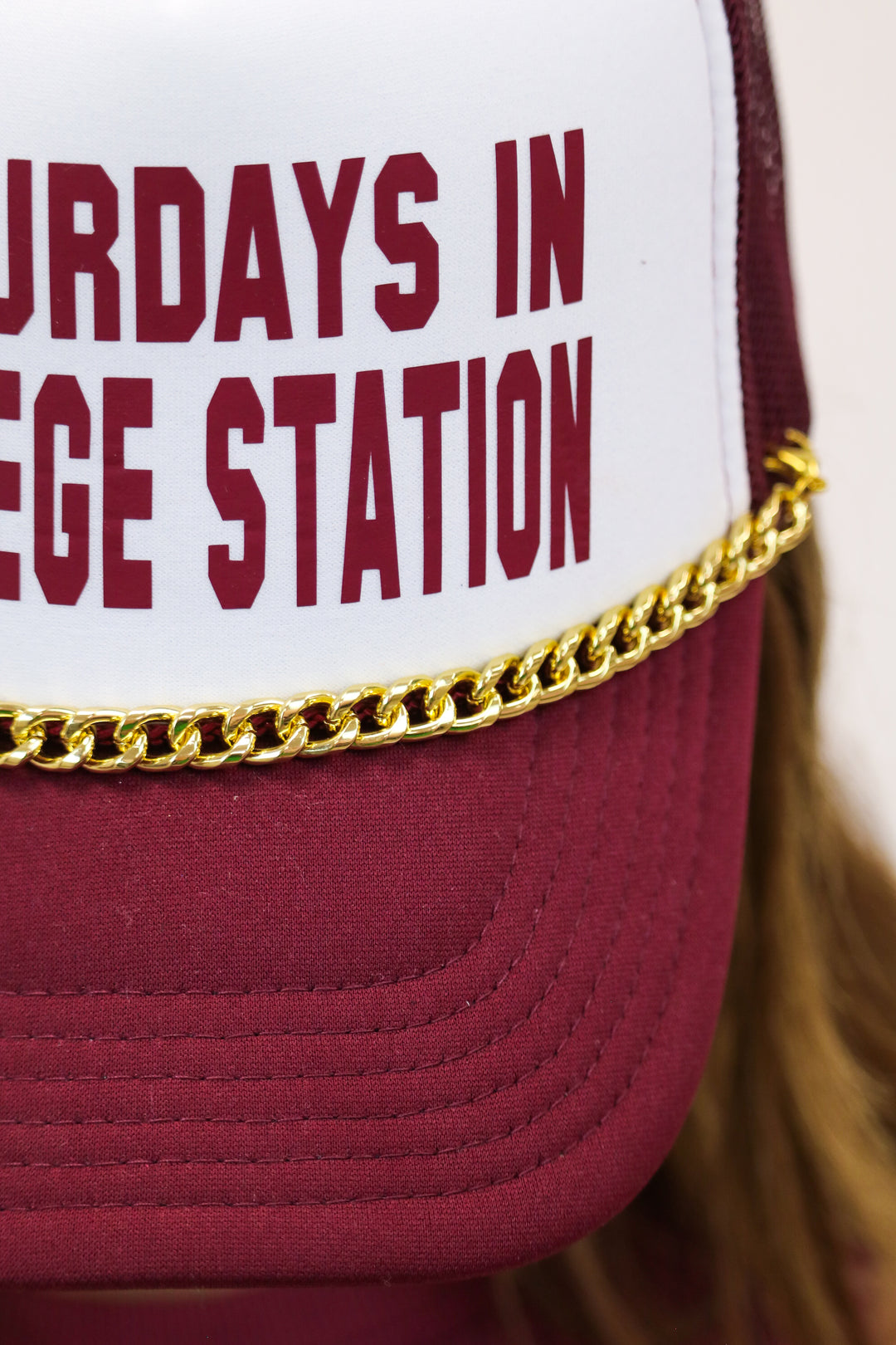 Gold Hat Chain