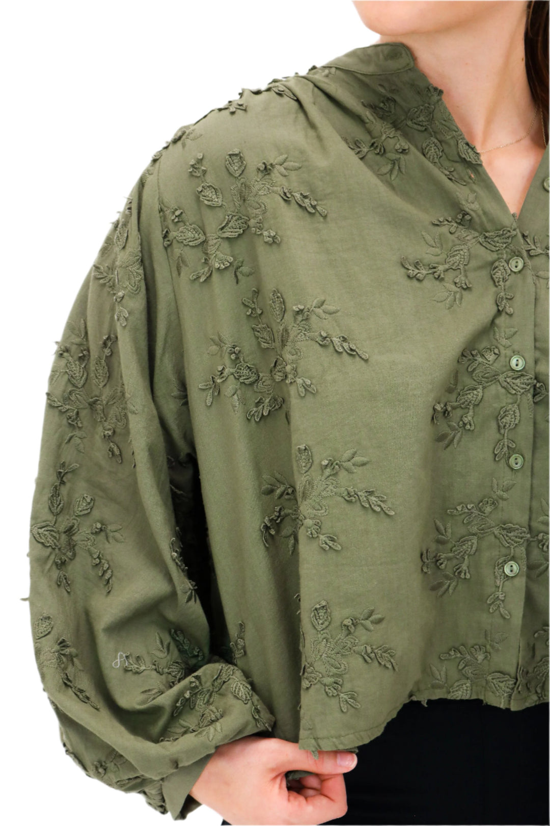 All Over Again Top, Olive Green