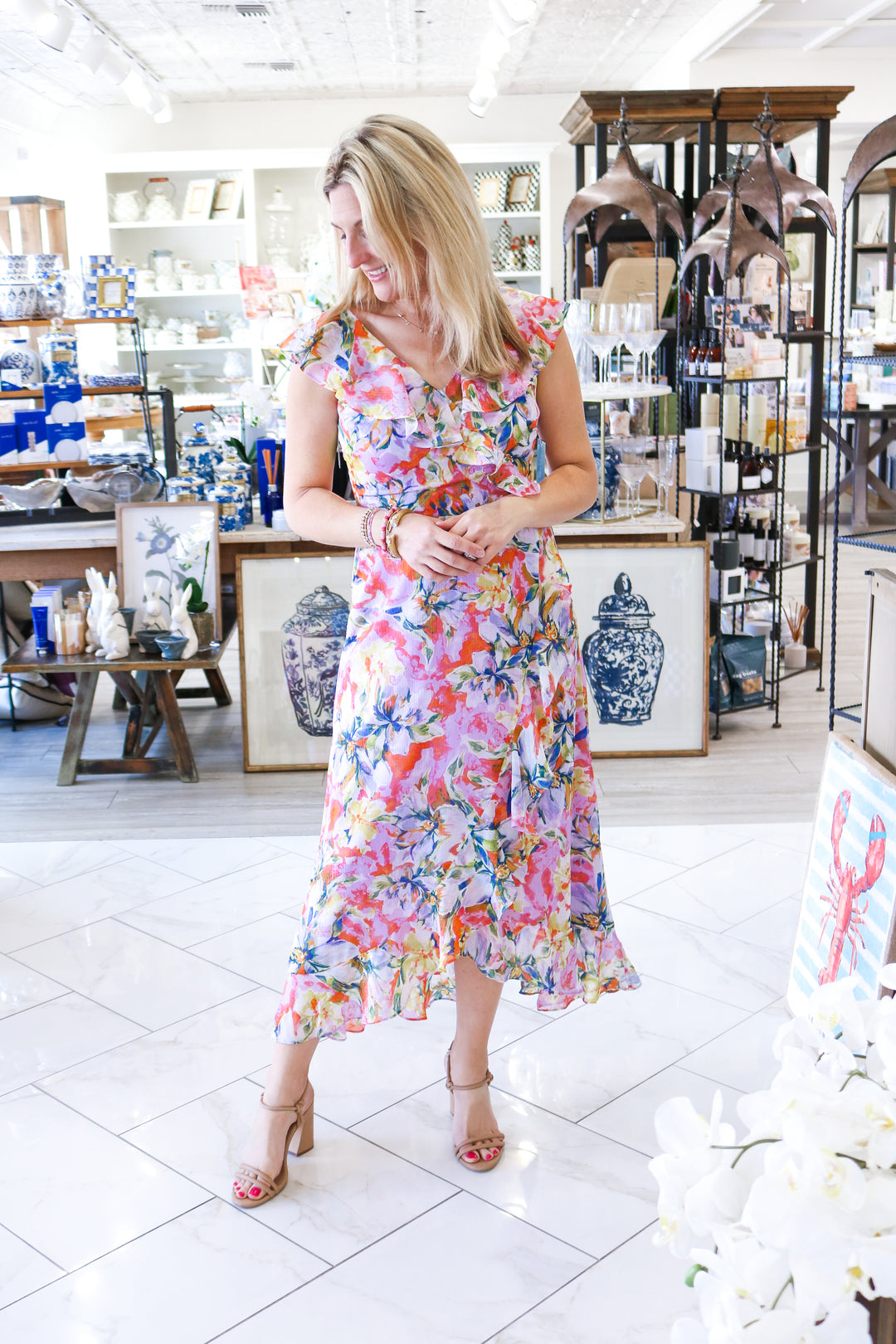 Alessandra Floral Wrap Dress