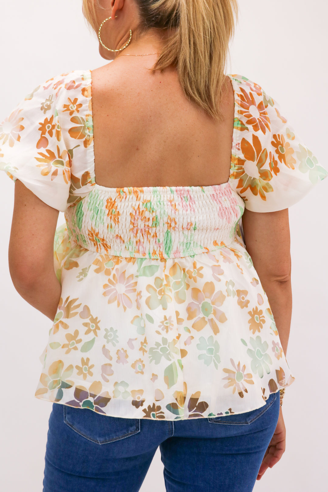 Blooming Beauty Babydoll Top